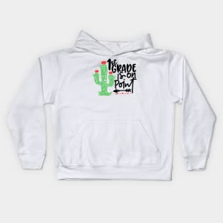 1St Grade Is On Point Back to School Kids Hoodie